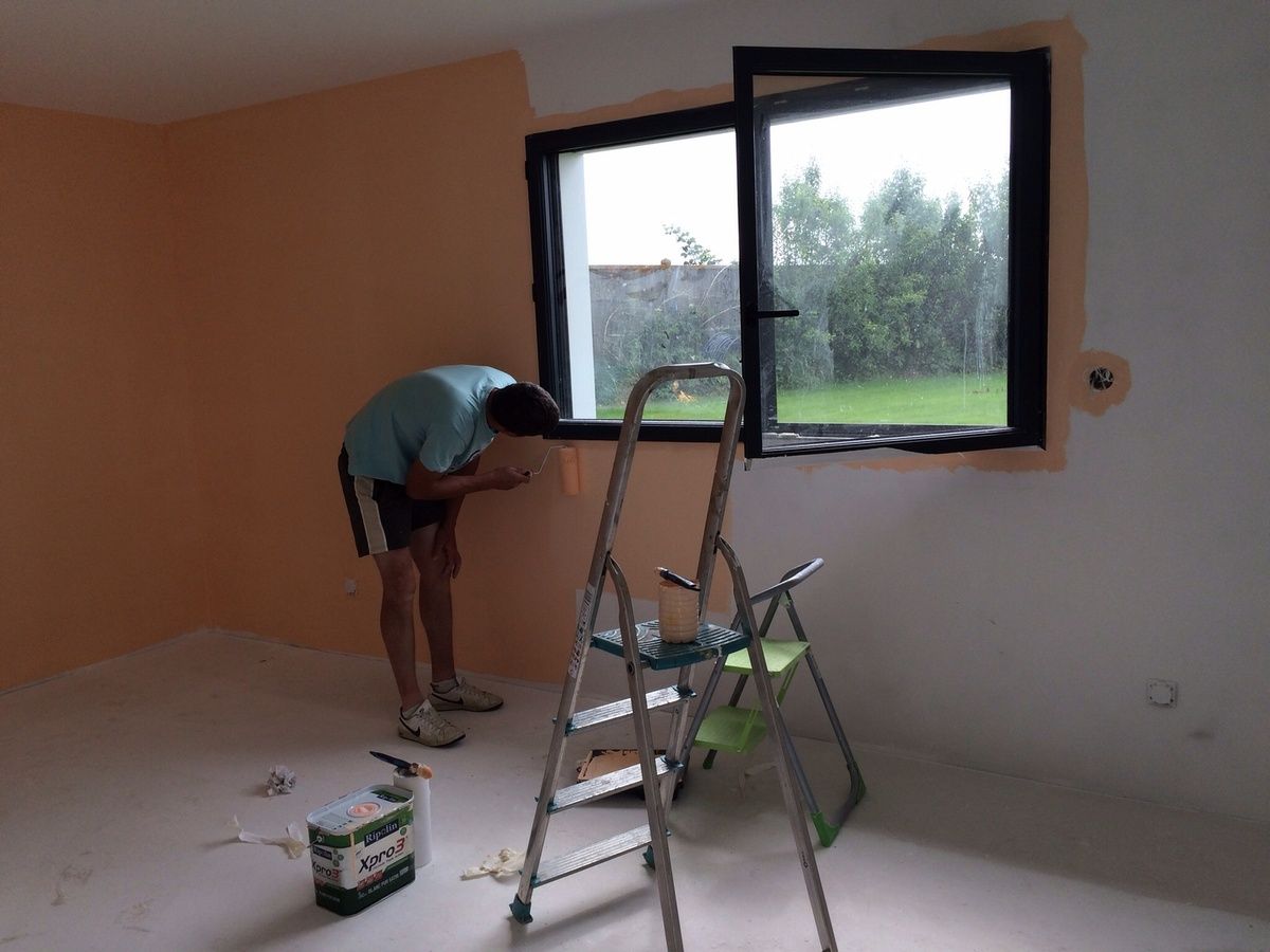 Week end peinture construction maison