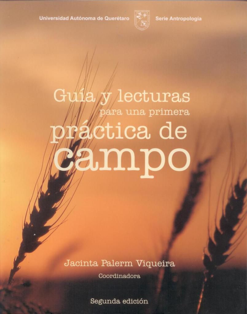 Jacinta Palerm Viqueira, Guía y lecturas para una primera práctica de campo.