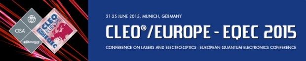 Plasmonics and Metamaterials at CLEO Europe EQEC Munich 2015