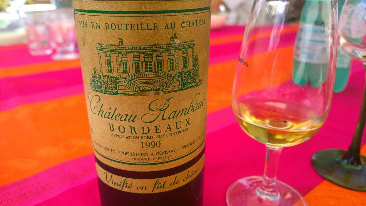 Bordeaux, Château Rambaud, blanc, 1990