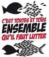 Jeunes NPA: &quot;Riposte laïque: à-bas la vermine fasciste!&quot; (Carton rouge, Lycée les Fontenelles, 09.15)