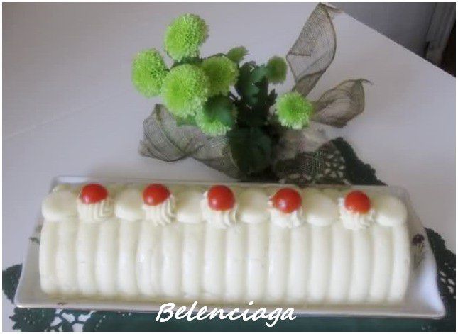 merluza gelatina.brazo ensaladilla,