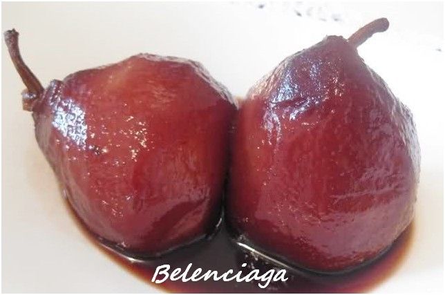 peras crocanti peras al vino