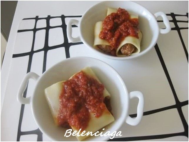 pasta rellena bonito