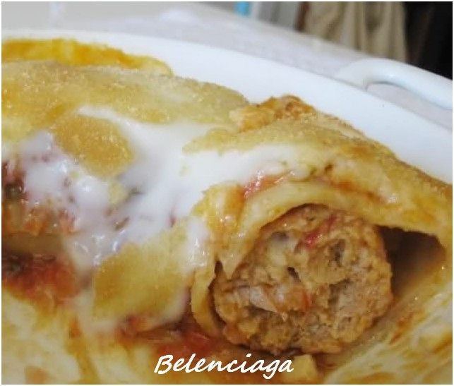 pasta rellena bonito