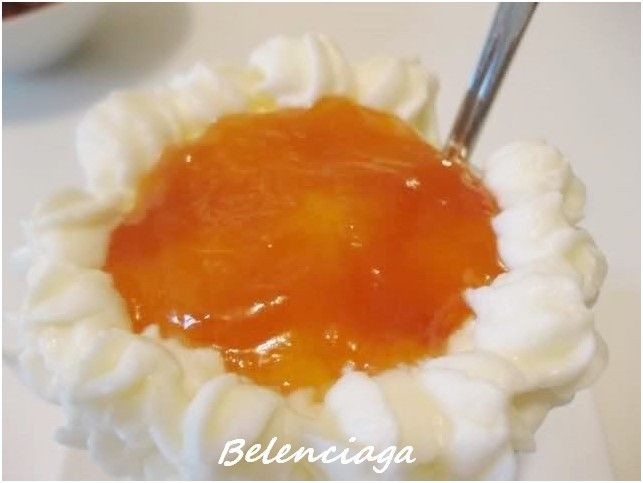 mousse requeson y gelatina