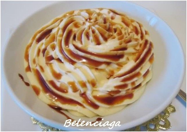 mousse yema tostada