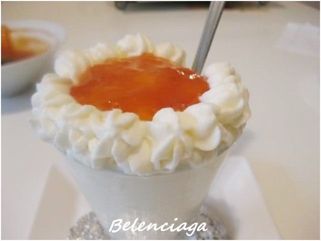 mousse requeson y gelatina