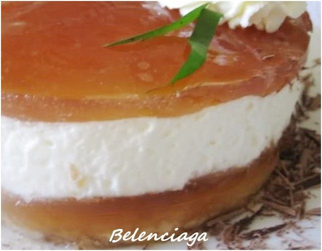 mousse requeson y gelatina