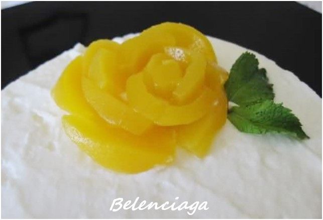 mousse requeson y gelatina