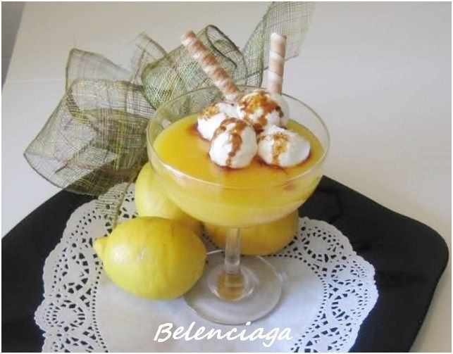 natilla y crema de limon