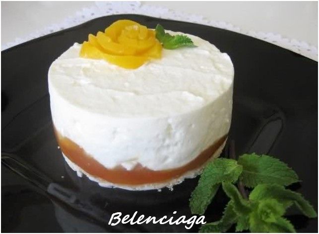 mousse requeson y gelatina