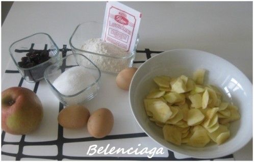 buñuelos de manzana con pasas