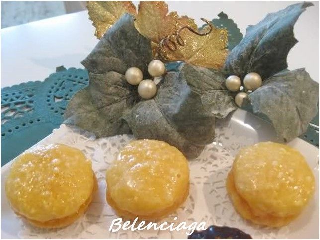 bocaditos mazapan yema