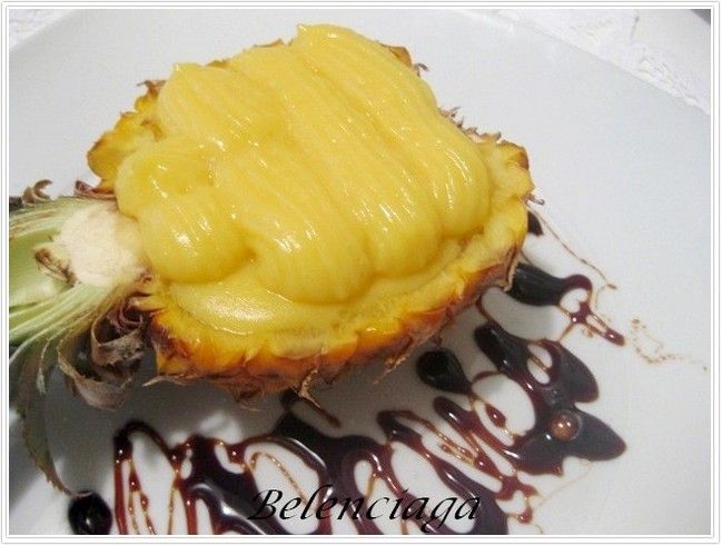 crema piña