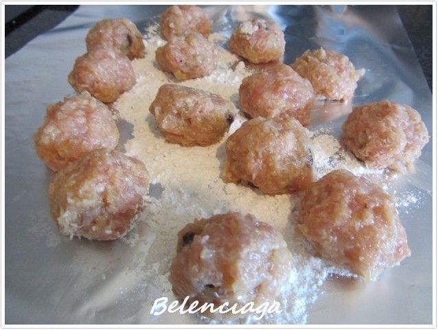 albondigas de pollo