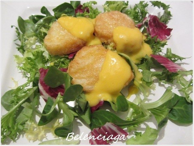 ensalada tibia bacalao