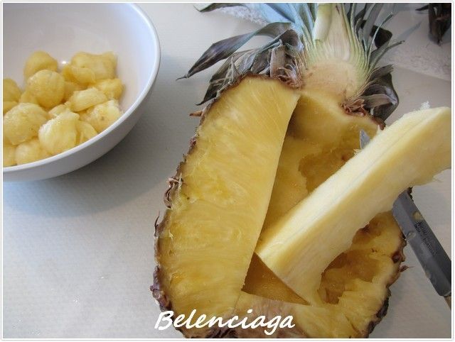 piña rellena