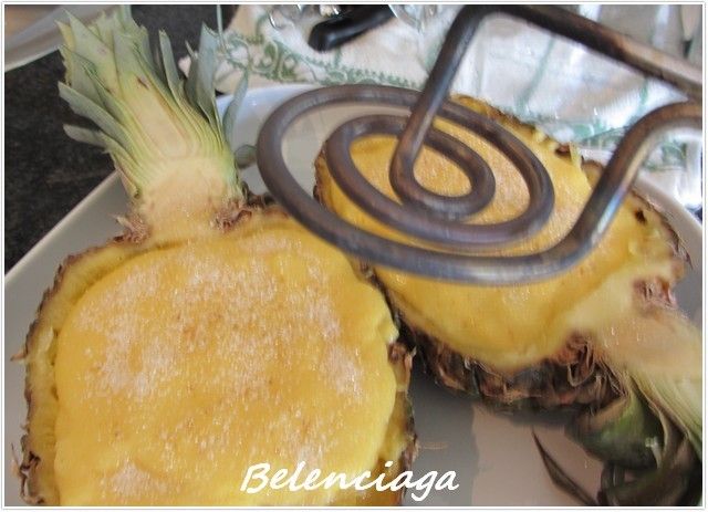 piña rellena