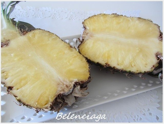 piña rellena