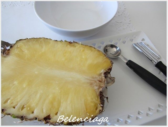 piña rellena