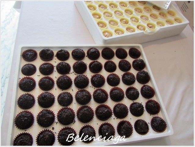 Trufas de frambuesa