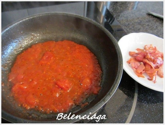 merluza con bacon al horno