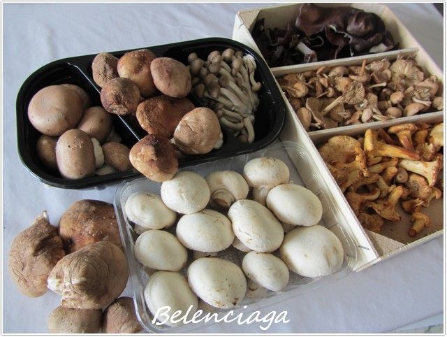 setas, conserva casera.