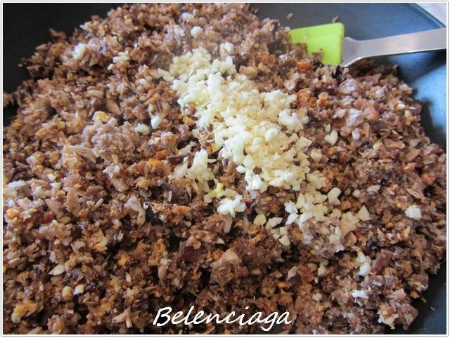 setas, conserva casera.