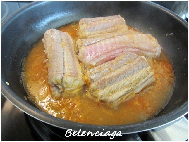riñón en salsa