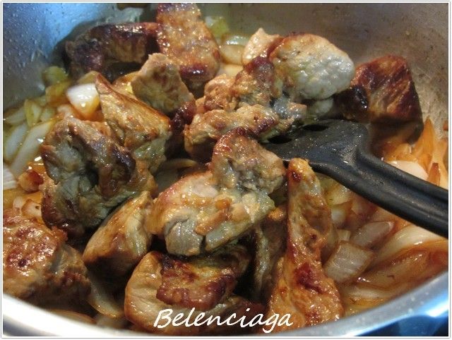 Ternera guisada timbal