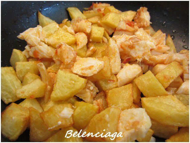 revuelto de bacalao