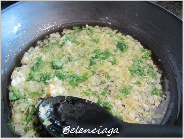 riñón salsa verde