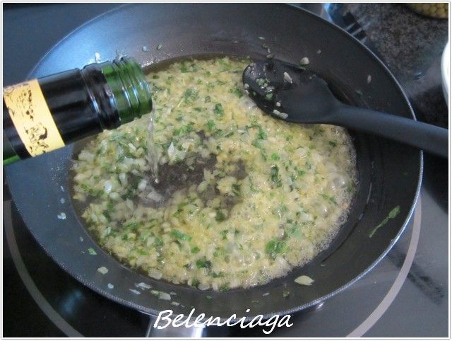 riñón salsa verde