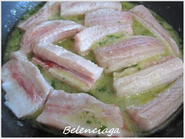 riñón salsa verde