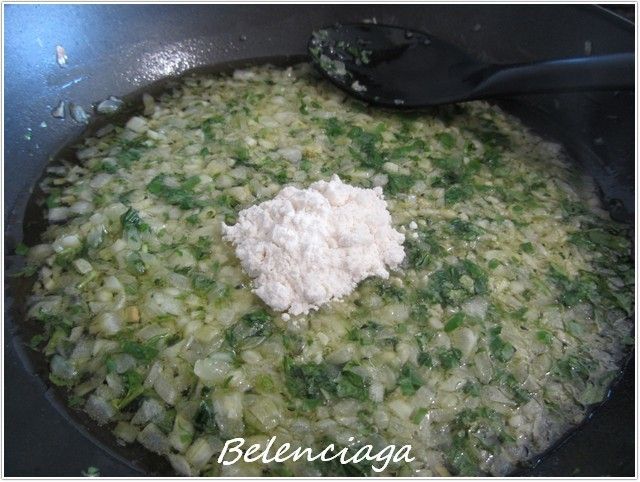riñón salsa verde