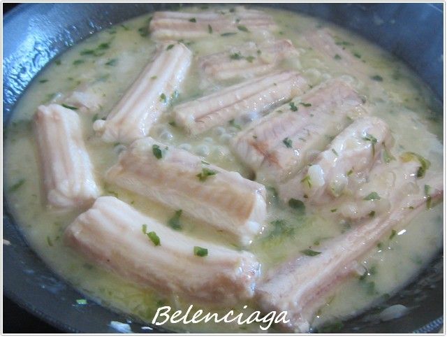 riñón salsa verde