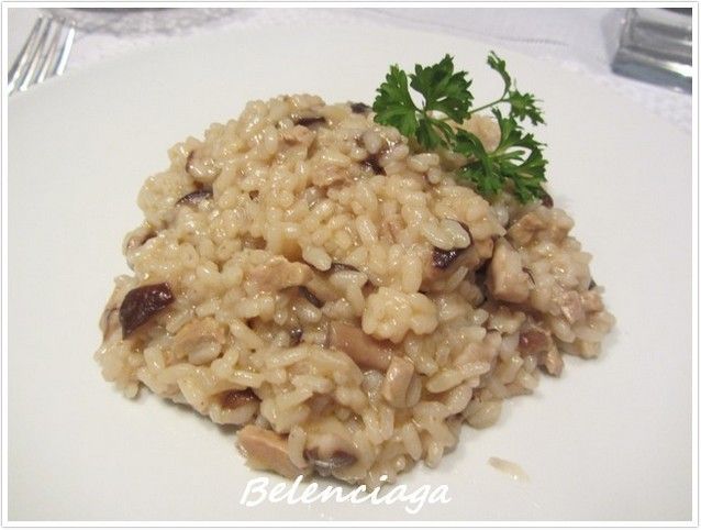 Risotto de setas, foie y trufa blanca