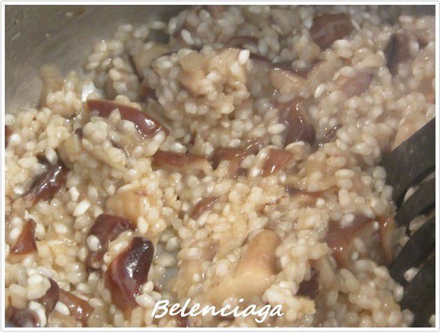 Risotto de setas, foie y trufa blanca