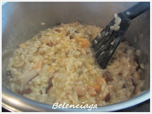 Risotto de setas, foie y trufa blanca