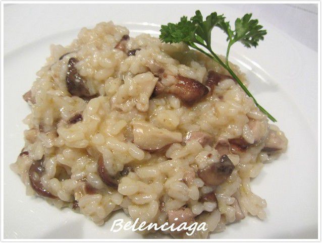 Risotto de setas, foie y trufa blanca