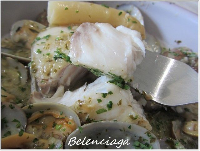 merluza en salsa verde sidra