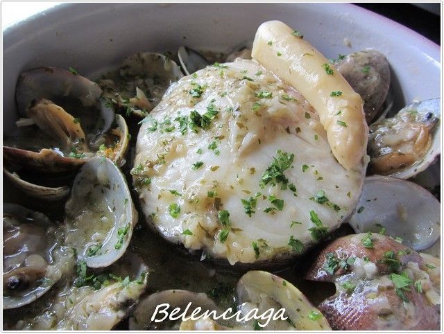 merluza en salsa verde sidra