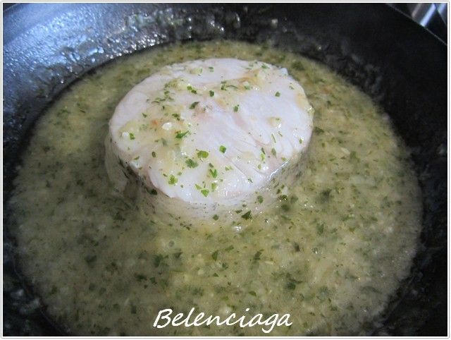 merluza en salsa verde sidra