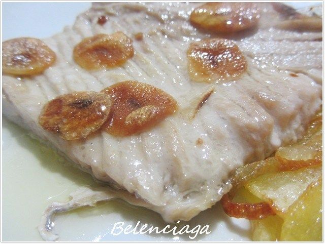 Ventresca de bonito al horno. - Belenciaga paso a paso