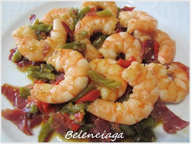 langostinos salteados