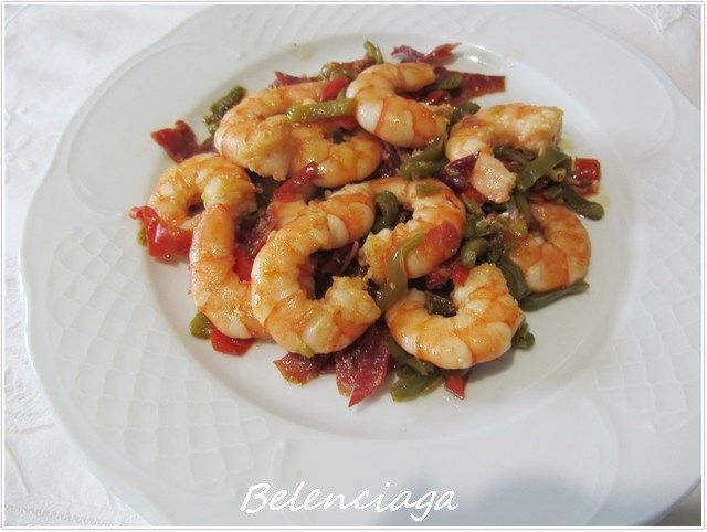 langostinos salteados