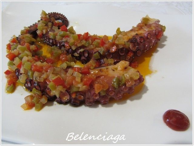 pulpo a la palncha