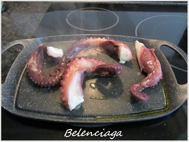 pulpo a la palncha