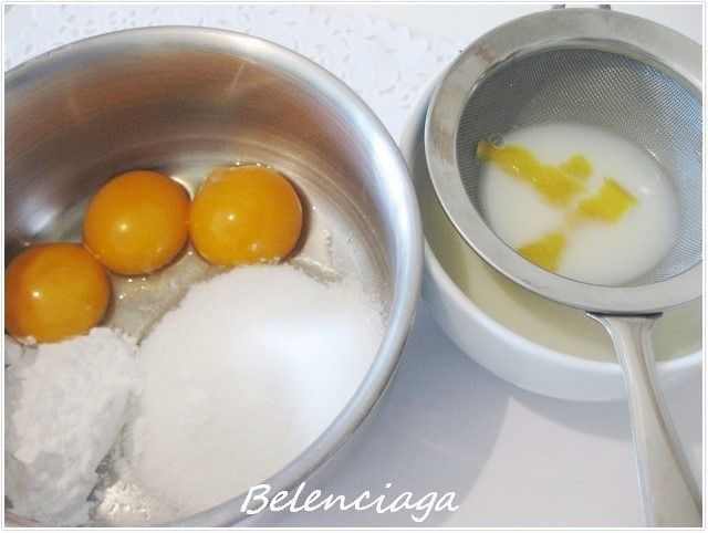 Crema de yemas - Belenciaga paso a paso